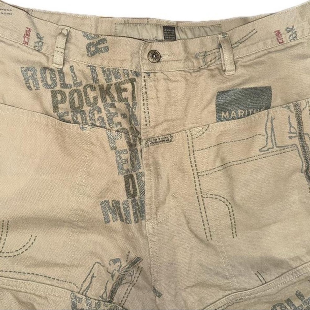 Rare Marithe Francois Girbaud printed khakis / jeans
Vintage baggy wide leg - Picture 5 of 5